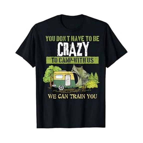 Funny Camping Lover Vintage Camper T-Shirt for Outdoor Adventure Enthusiasts
