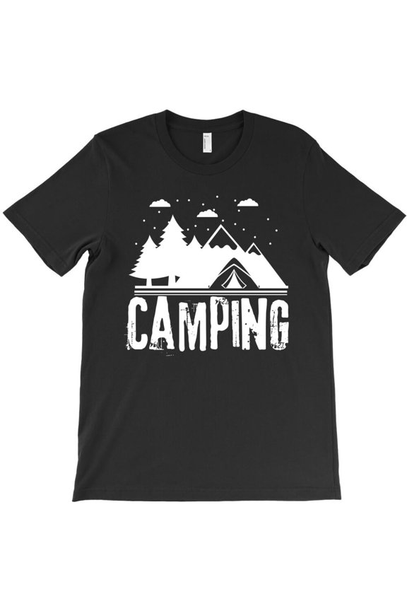 Funny Camping Themed Graphic for an Outdoor Adventure and RV Camper H575 T-Shirt, for Men and Women, Up to Size 5XL