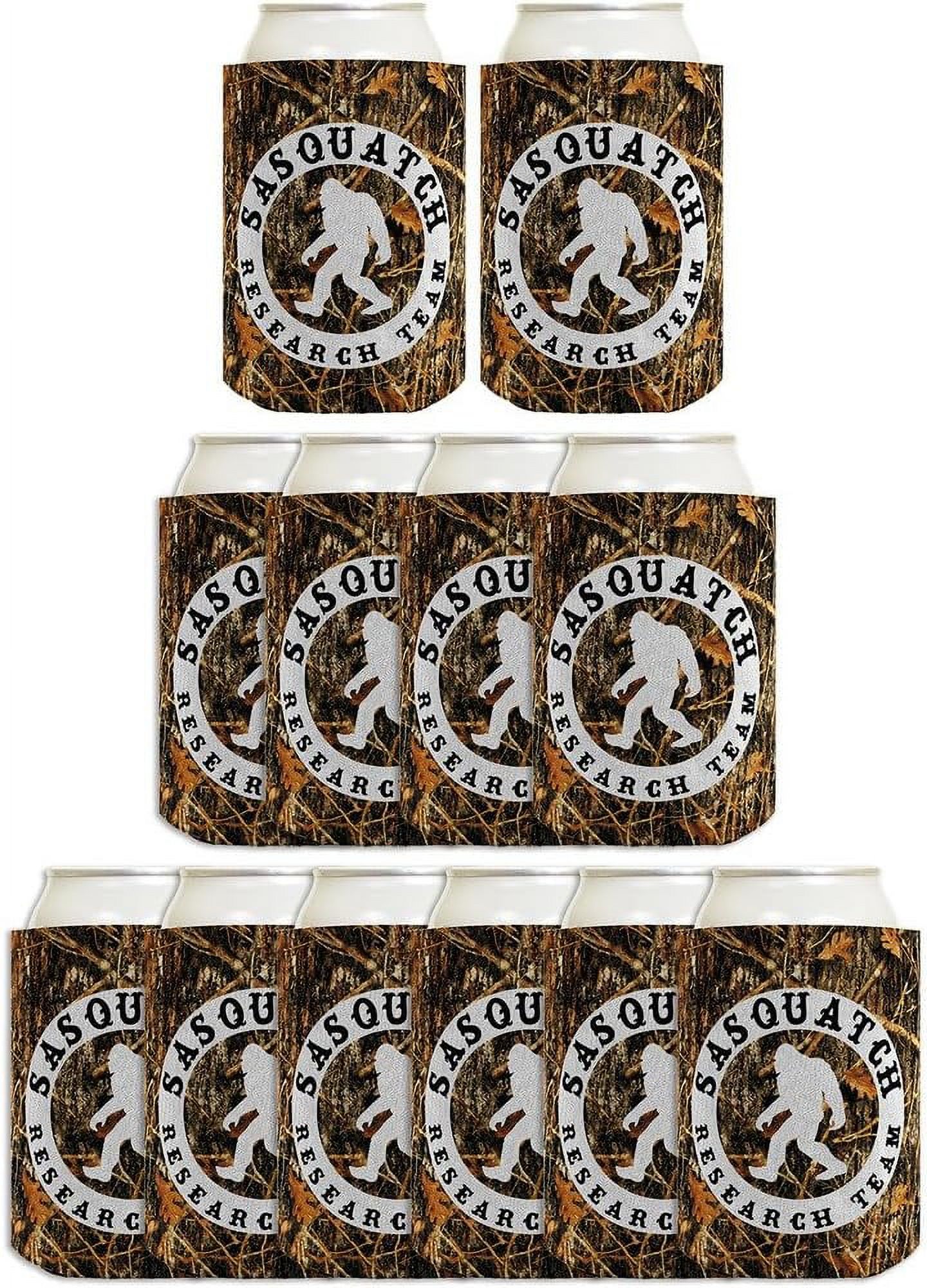 Funny Can Coolie Sasquatch Research Team Camping Gag Gift Outdoors