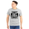 thumbnail image 1 of Funny Can't Fact Check Crazy Joke Plus Size Crewneck Graphic Tee Shirt Brisco Brands 5X, 1 of 5