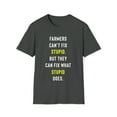 thumbnail image 1 of Funny Can't Fix Stupid T-Shirt, Farmers Can't Fix Stupid Tee, Gag Gift, 1 of 3