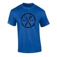 thumbnail image 1 of Funny Can't Stand The Heat Adult Mens Short Sleeve T-Shirt-Royal-XXL, 1 of 4