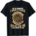 thumbnail image 1 of Funny Cancer Character Horoscope Cancer Gift Zodiac Sign T-ShirtMen's and women's gift, black and white T-shirt, size: Extra large S-4XL, 1 of 4