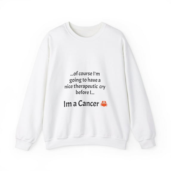 Funny Cancer Zodiac Unisex Heavy Blend™ Crewneck Sweatshirt