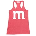 thumbnail image 1 of Funny Candy Halloween Team Costume Women's Tank Top, L, H. Red, 1 of 2