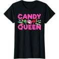 thumbnail image 1 of Funny Candy Queen Design For Women Girls Lollipop Lover T-Shirt, 1 of 4