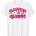thumbnail image 1 of Funny Candy Queen Gift For Lollipop Lover Sweet Tooth Women T-ShirtMen's and women's pure cotton short-sleeved shirts, 1 of 7