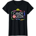 thumbnail image 1 of Funny Candy Queen Gift For Lollipop Lover Sweet Tooth Women T-Shirt, 1 of 3