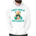 thumbnail image 1 of Funny Cant Take It Anymore Teddy Bear Hoodie Sweatshirt Women Men Brisco Brands S, 1 of 6