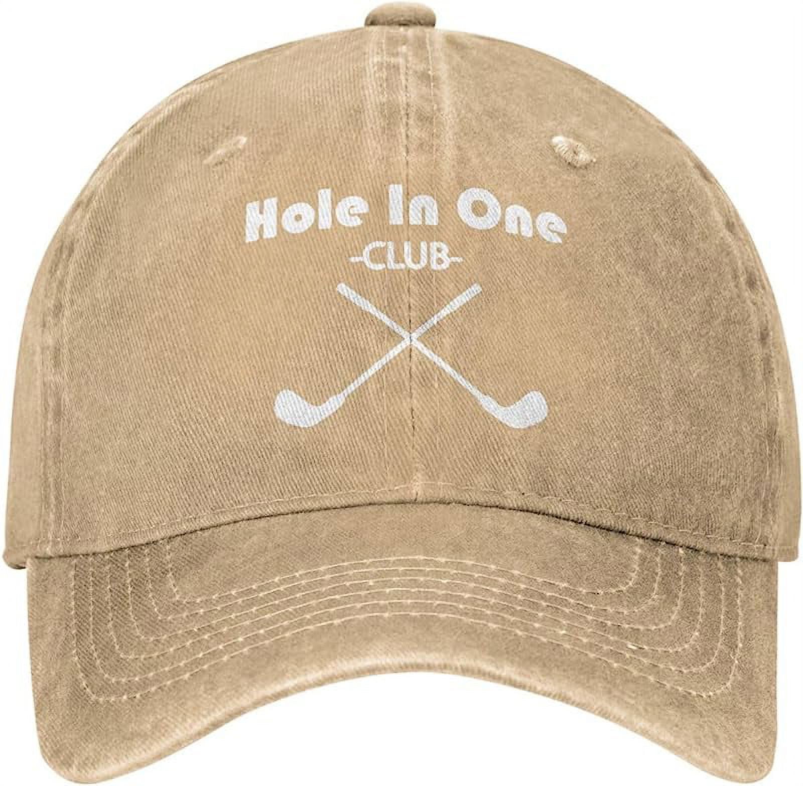 Funny Cap Holes in One Club Hat for Men Baseball Cap Vintage Cap
