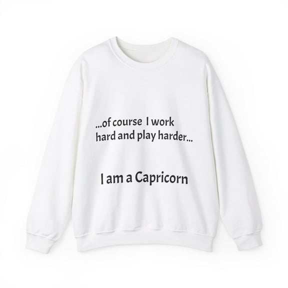 Funny Capricorn Zodiac Unisex Heavy Blendâ„¢ Crewneck Sweatshirt