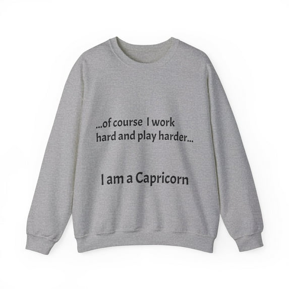 Funny Capricorn Zodiac Unisex Heavy Blend™ Crewneck Sweatshirt