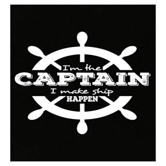 Funny Captain Poster - Wall Decor for Sailors Gift