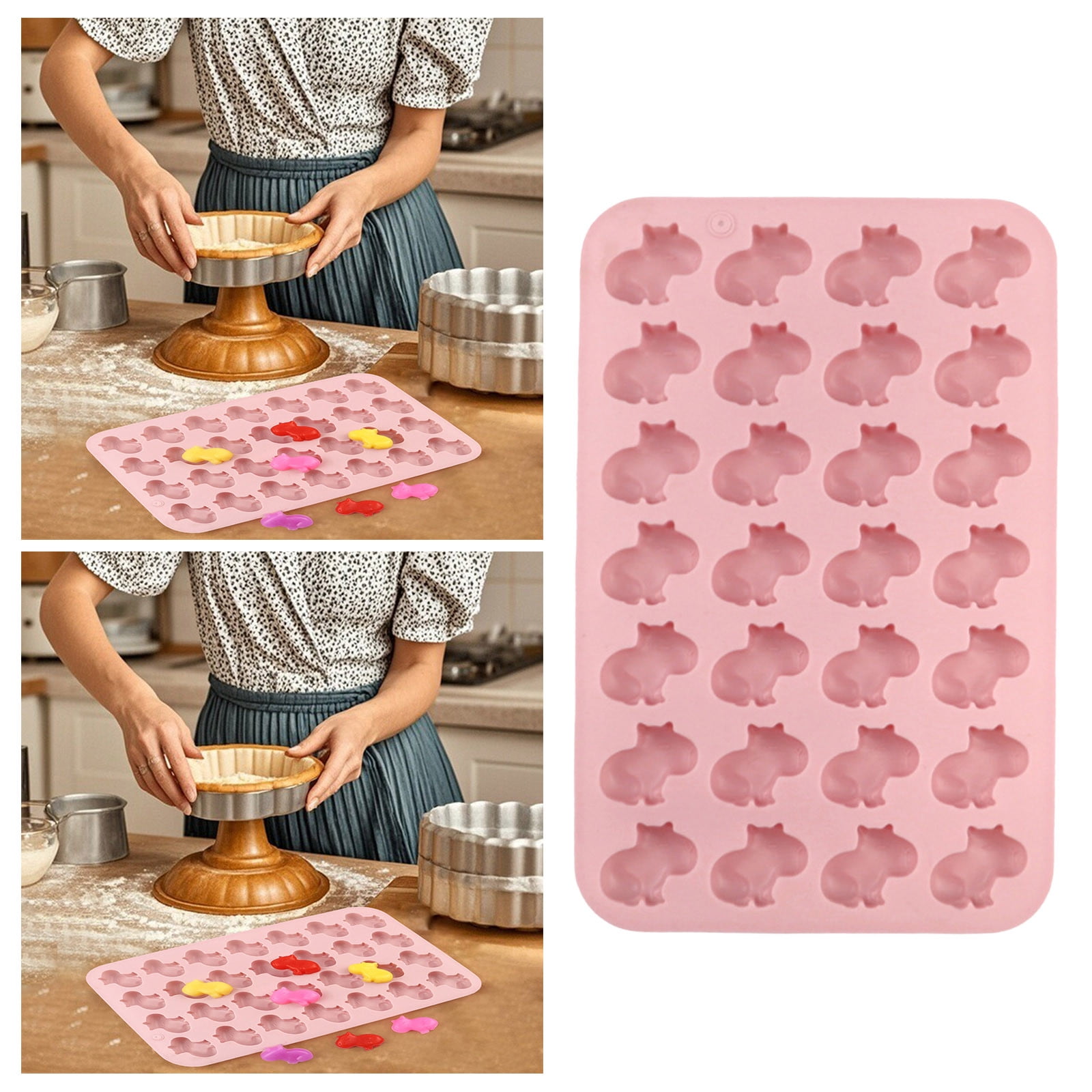 Funny Capybara Ice Silicone Moulds for Baking Chocolate and Party Ideal ...