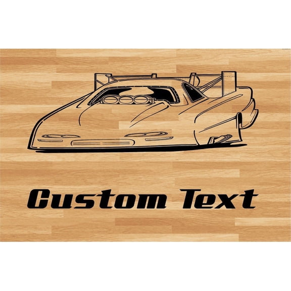 Funny Car Drag Racing Car Wall Decal - Auto Wall Mural - Vinyl Stickers - Boys Room Decor