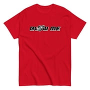 Funny Car Enthusiast Shirt Mens Racing Tee, Blow Me Turbo T-Shirt, Diesel Truck, JDM Turbocharger Appparel (Red, XL)