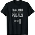 thumbnail image 1 of Funny Car Guy Gift - Real Men Use Three Pedals T-Shirt, 1 of 3