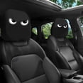 thumbnail image 1 of Funny Car Headrest Cover 10x11 Inch, Elastic Stretchy Vehicle Seat Headrest Protector, Humorous Auto Interior Accessories, 1 of 4