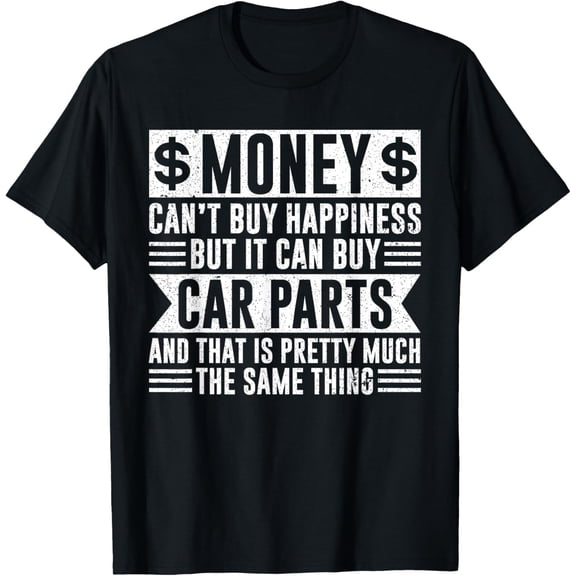 Funny Car Parts Gifts For Men Car Lovers Auto Mechanic Gifts T-Shirt men and women can wear, black, white, gifts