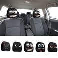 thumbnail image 1 of Funny Car Printed Headrest Cover, Universal Stretchy Auto Headrest Protector, Easter Decorations for Home, Novelty Patterned Headpiece, Soft Car Interior Decor for All Vehicle Models, 11*10.24in, E, 1 of 5