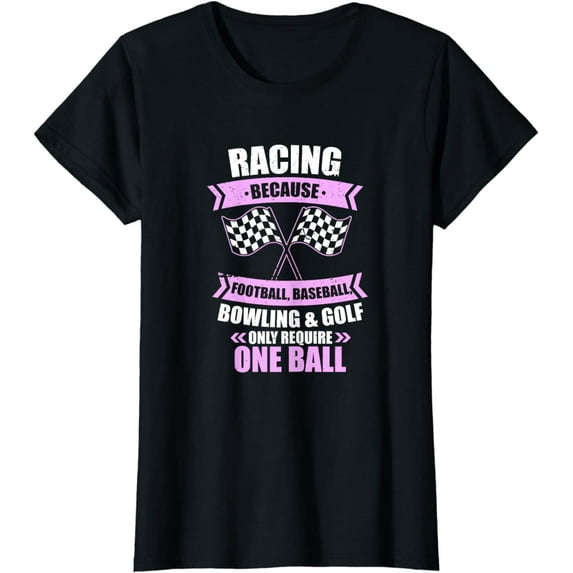 Funny Car Racing Girl Dirt Track Racing Women T-Shirt