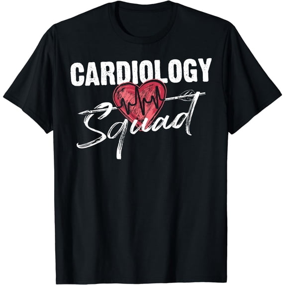 Funny Cardiology Squad Gift For Cardiovascular Technologists T-Shirt