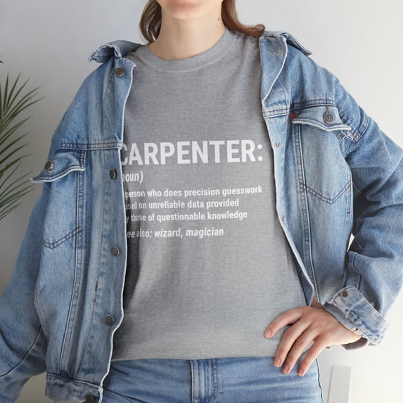 Funny Carpenter Definition Wizard Magician T-Shirt