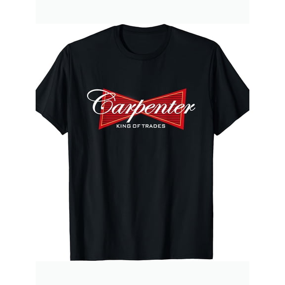 [Funny Carpenter Tee] Funny King Of Trades Tee Shirt - Carpenter T-Shirt Gift - 220g