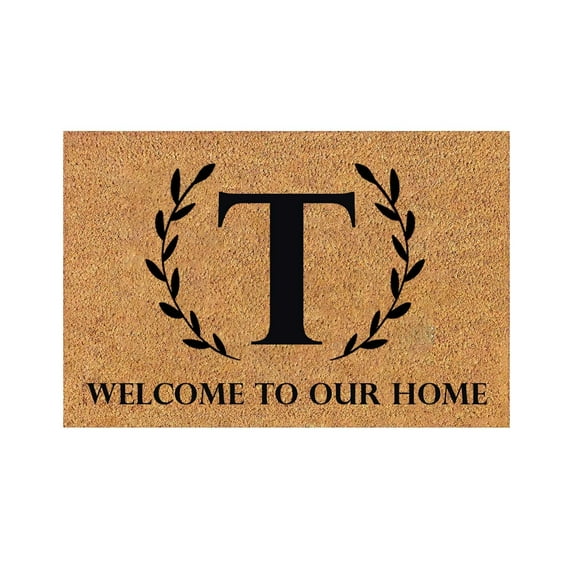 Funny Carpet, Alphabet Carpet, Dienrx Funny Welcome Doormat Entryway Front Porch Rugs 60 * 40Cm Anti Bottom Floor Indoor Outdoor Carpet for Farmhouse Patio Home Decor 26 Letter Floor Mat, 1* Floor Mat
