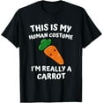 thumbnail image 1 of Funny Carrot Vegetable Halloween Costume Kids Toddler 5T 4T T-Shirt, 1 of 5