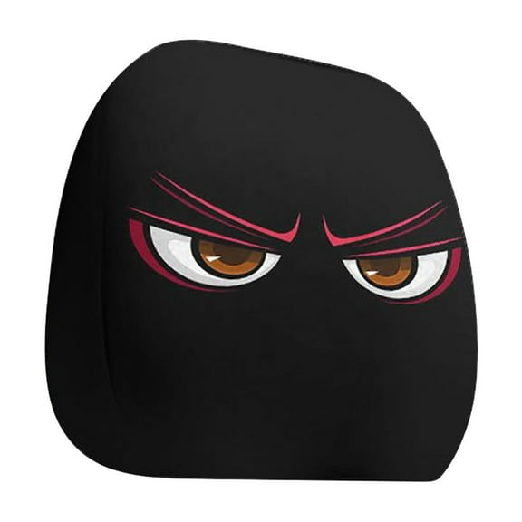 Funny Cartoon Car Headrest Covers, Seat Head Rest Protector Spooky Cars Seat Covers for Cars Vans Trucks B