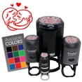 thumbnail image 1 of Funny Cartoon Characters Kissing Smooching Heart Self-Inking Rubber Stamp for Stamping Ink Stamper Crafting Planners - 3/4 Inch Small - Black Ink, 1 of 7