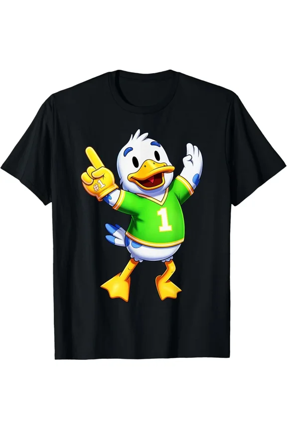 Funny Cartoon Duck For Toddler Youth Kids Boys Girls Gift Unisex T-Shirt, up to Size 5XL