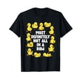 thumbnail image 1 of Funny Cartoon Duck Pattern T-Shirt for Mental Health Awareness and Positive Vibes, 1 of 5