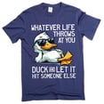 thumbnail image 1 of Funny Cartoon Duck T-Shirt for Motivational Humor and Sarcastic Birthday Gift, 1 of 5