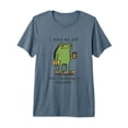 thumbnail image 1 of Funny Cartoon Frog Coffee T-Shirt Comfort Colors for Daily Work Humor, 1 of 4