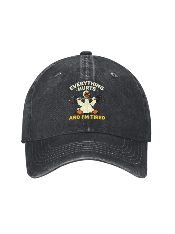 Funny Cartoon Goose Baseball Cap Breathable Casual Geese Hat Gifts for Women Men Friends Outdoor Sports