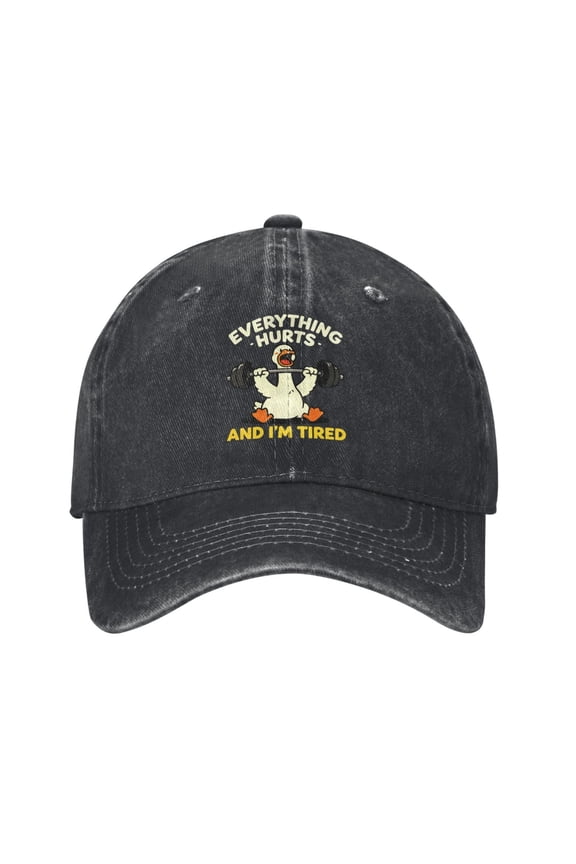 Funny Cartoon Goose Baseball Cap Breathable Casual Geese Hat Gifts for Women Men Friends Outdoor Sports