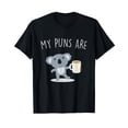 thumbnail image 1 of Funny Cartoon Koala Mug Design T-Shirt - Perfect Gift for Animal Pun Lovers, 1 of 5