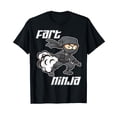 thumbnail image 1 of Funny Cartoon Ninja Farting T-Shirt for Humorous Casual Wear, 1 of 5