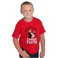 thumbnail image 1 of Funny Cartoon Official Cookie Taster Crewneck T Shirts Boy Girl Teen Brisco Brands L, 1 of 6