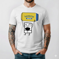 thumbnail image 1 of Funny Cartoon Sponge T Shirt Twisted Tea Drinking Humor Graphic GiftV51180,Unisex S- 5XL, 1 of 2