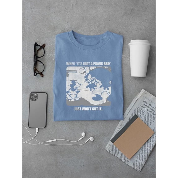 Funny Cartoon Steamboat Willie T-shirt Color Women's -SmartPrintsInk Designs