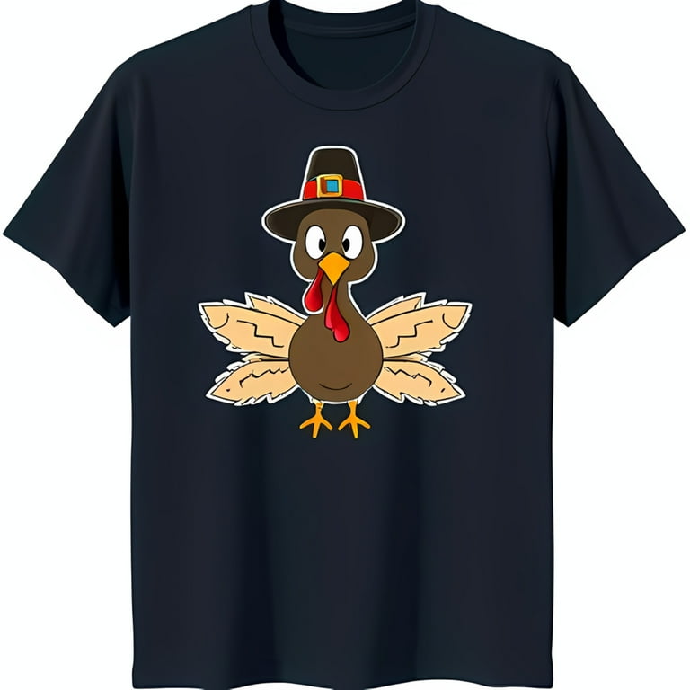 Turkey Pilgrim Cute Thanksgiving T-Shirt Turkey Pilgrim Cute Thanksgiving T-Shirt
