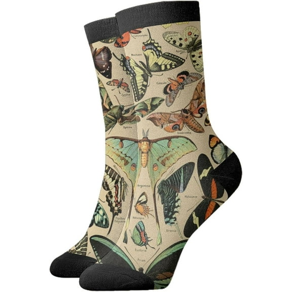 Funny Casual Sport Short Sock Insect Species Cartoon Novelty Graphic Socks for Men Women Gift