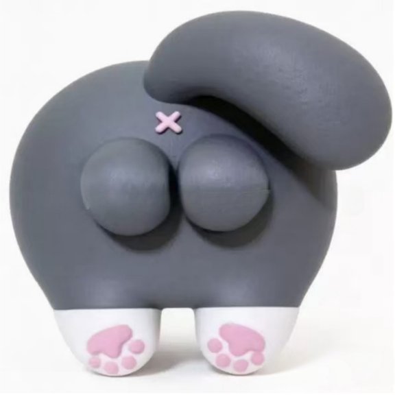 Funny Cat Butt Light Switch Cover, 3D Printed Cat Shaped Switch Plate, Novelty Double Rocker Decor Wall Plate Cute Wall Decor for Bedroom Bathroom Kitchen Home Decoration
