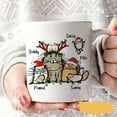 thumbnail image 1 of Funny Cat Christmas Personalized Mug Christmas Gift For Cat Lovers, 1 of 8