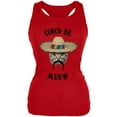 thumbnail image 1 of Funny Cat Cinco de Mayo Meow Red Juniors Soft Tank Top - X-Large, 1 of 1