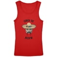 thumbnail image 1 of Funny Cat Cinco de Mayo Meow Youth Girls Tank Top Red YXL, 1 of 1