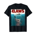 thumbnail image 1 of Funny Cat Claws T-Shirt for Animal Lovers - Humorous Cat Parody Design, 1 of 5
